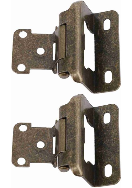 2 Adet Kendinden Kapanan Dolap Menteşesi 1 / 2in Gelişmiş Güvenlik Çelik Yarı Sarma Kaplama Dolap Kapı Menteşesi Mutfak Banyo Için Rv Tekne Kamp Bronz (Yurt Dışından) fiyatları