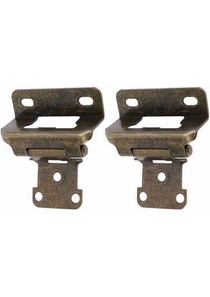 2 Adet Kendinden Kapanan Dolap Menteşesi 1 / 2in Gelişmiş Güvenlik Çelik Yarı Sarma Kaplama Dolap Kapı Menteşesi Mutfak Banyo Için Rv Tekne Kamp Bronz (Yurt Dışından) fırsatları