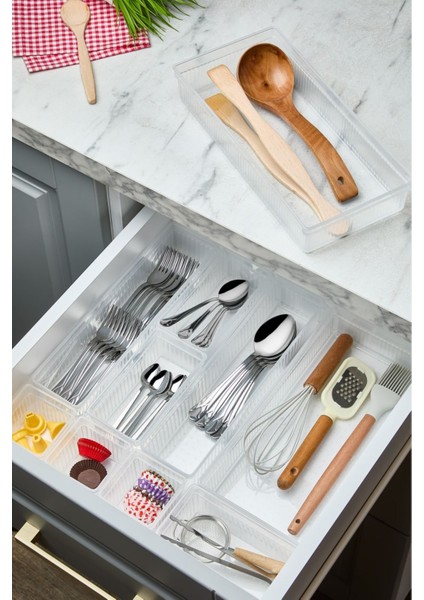 Turuncu 18 Parça Çekmece Takı ve Kozmetik Düzenleyici Set fiyatları