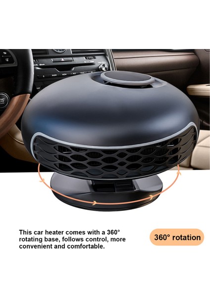 Taşınabilir Oto Kaloriferi, 2-In-1 Buz Çözücü Isıtıcı Için Araba, 12 V / 24 V Hızlı Isıtma Veya Soğutma Fanı ile 360 Derece Döner Taban (Yurt Dışından) modelleri
