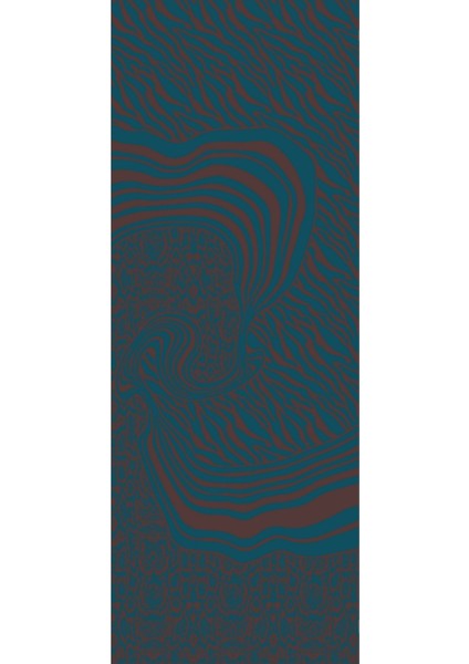 Riad Desen Çift Taraflı Şal Acı Kahve-Petrol Mavisi indirimleri