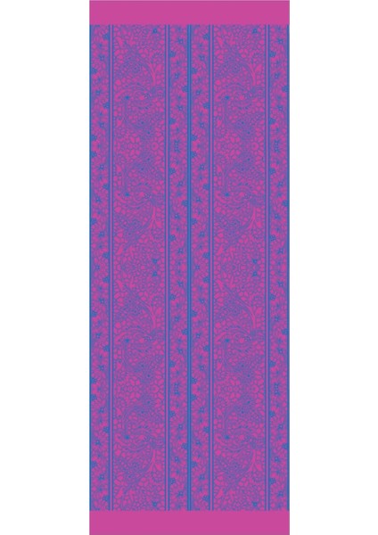 Lavin Desen Çift Taraflı Şal Petrol Mavisi-Fuşya indirimleri