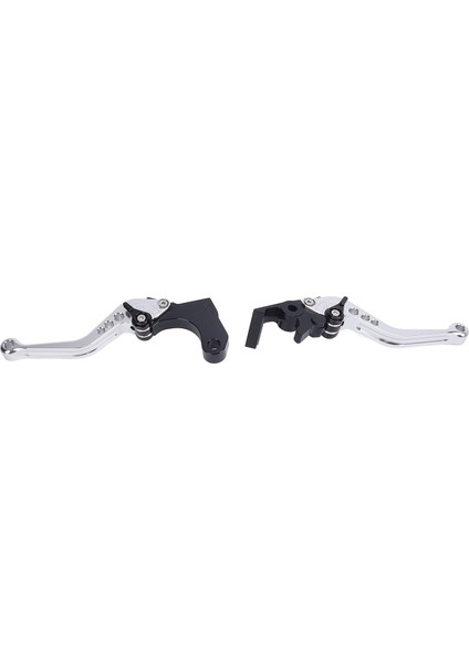 1 Çift Motosiklet Kısa Fren Debriyaj Kolu Alüminyum Alaşım Şık Görünüm Ayarlanabilir Yedek CRF1100L Afrika E N E N E N E N E N E N E N E N E N E 1100 CMX1100 CM1100 Gümüş (Yurt Dışından)
