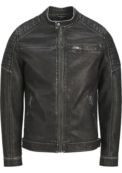 Jack Jones Rocky Washed Pu Suni Deri Erkek Ceket 12273226