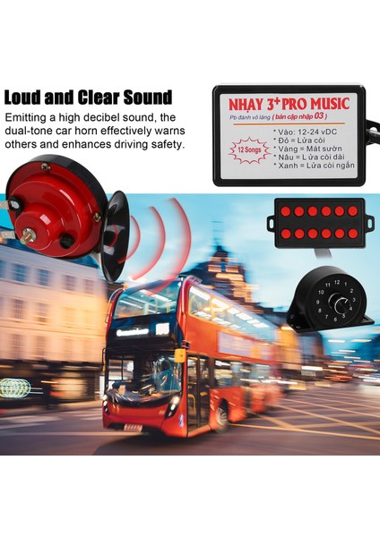 2 Adet 12 V Evrensel Çift Tonlu Korna Araba Motosiklet Havalı Korna Yüksek Sesle Elektrikli Salyangoz Boynuz Su Geçirmez Boynuz Yüksek / Düşük Ayar 10 Sesler Boynuz Denetleyici (Yurt Dışından) fiyatları