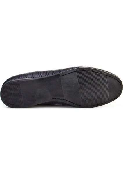 Hakiki Deri Lacivert Erkek Loafer indirimleri