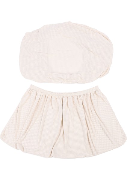 Rv Yemek Minderi Kapakları Suya Dalı Elastik Kanepe Mobilya Koruyucu Kamp Aracı Römork Karavan Bej (Yurt Dışından)