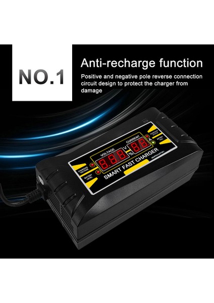 Tam Otomatik Akıllı 12V 10A Kurşun Asit/jel Akü Şarj Cihazı W/ LCD Ekran Ab Tak Akıllı Hızlı Pil Şarj Cihazı (Yurt Dışından) modelleri