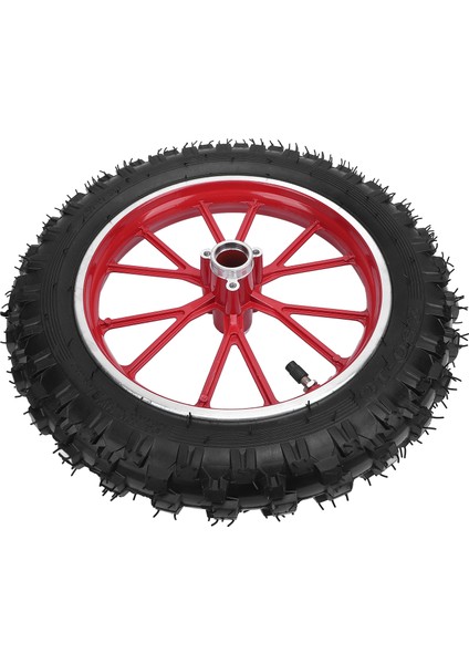 2.5-10 Ön Tekerlek Göbeği Lastik Iç Tüp Ka Aşınmaya Dalı Metal Yapı 49CC Küçük Off Road Motosikletler Kırmızı (Yurt Dışından) modelleri