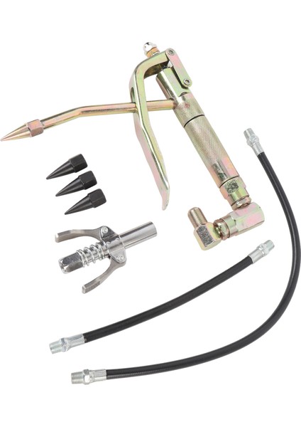 7 Adet Gres Aracı Meme Kiti Güçlü Mukavemetli Metal Hava Gres Aracı Çoğaltıcı 230MM 400MM Hortum Hava Kompresörü Gres Pompası (Yurt Dışından) fiyatları