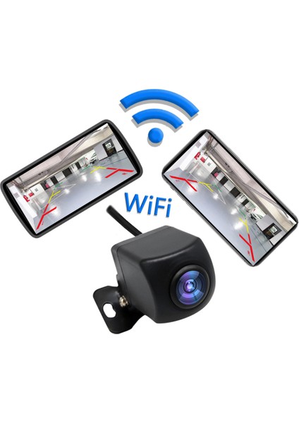 Kablosuz Geri Görüş Kamerası Wifi Dikiz Kamera Için Araba, Araçlar, Wifi Geri Görüş Kamerası, IP67 Su Geçirmez LCD Kablosuz Geri Monitör (Yurt Dışından) modelleri