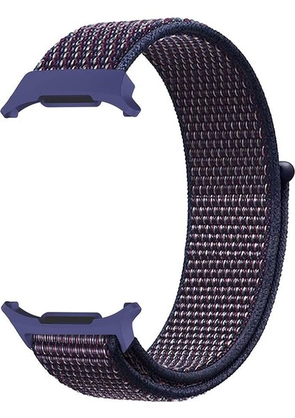Samsung Galaxy Watch Ultra (47MM) Uyumlu Ayarlanabilir, Nefes Alan Cırtlı Kumaş Kordon