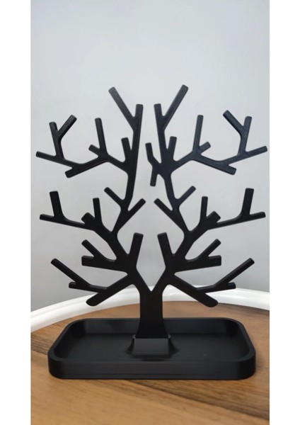 Şık Siyah Takı Düzenleyici ve Organizer, 2 Parça, Kolye, Yüzük, Bileklik Standı indirimleri