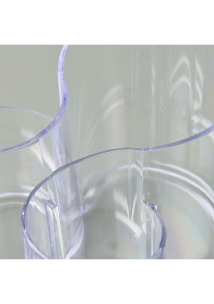 Çok Gözlü Şeffaf Makyaj Organizeri Pratik ve Şık 15x15x13 cm fiyatları