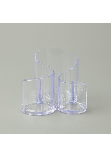 Çok Gözlü Şeffaf Makyaj Organizeri Pratik ve Şık 15x15x13 cm modelleri