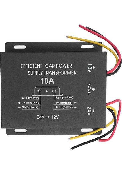 24V Için 12V Dc Gerilim Dönüştürücü Güçlü Araba Güç Kaynağı Gerilim Dönüştürücü Kamyonlar Için Karavanlar Suv Otobüsler 10A 120W (Yurt Dışından)