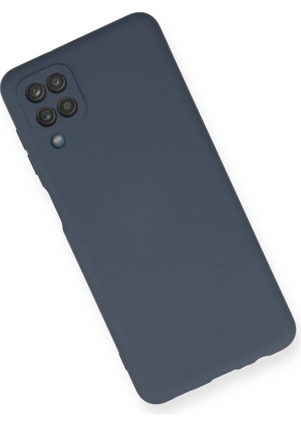 Samsung Galaxy A12 Kılıf Nano Içi Kadife Silikon - Gri Nrmsa modelleri