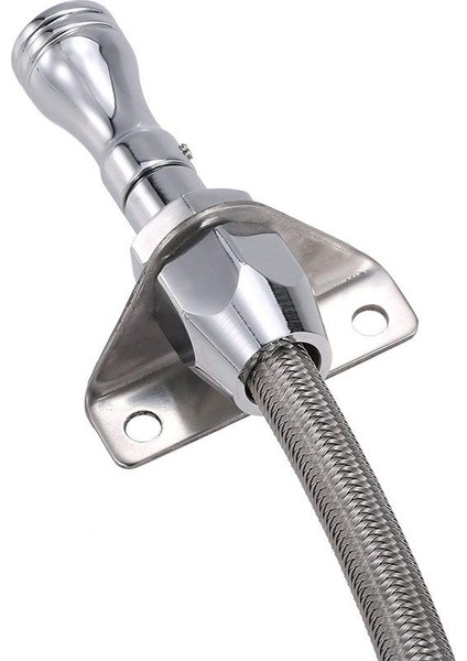 Şanzıman Yağ Çubuğu Paslanmaz Örgülü Güvenlik Duvarı Esnek Yağ Çubuğu TH350 Th - 400 700R4 Tranny Sbc Bbc Trans Için Yedek Chevy Gm (Yurt Dışından) modelleri