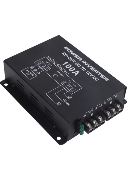 Dc 24V Için 12V Düşürücü Konvertör Gerilim Düşürücü Dönüştürücü Sıcaklık Kontrolü ile Otomobil Kamyon Için Rvs Suv Otobüsler 100A (Yurt Dışından) fırsatları