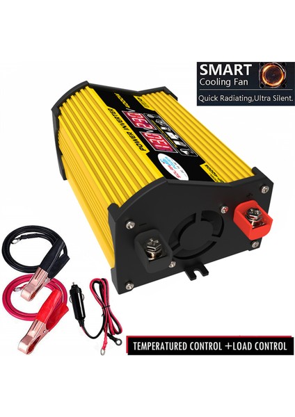 Taşınabilir Invertör Araba Güç Çeviriciler Dc Ac Trafo 4000W Modifiye Dalga Invertör Çift Usb'li LED Ekran Otomatik Invertörler (Yurt Dışından) modelleri