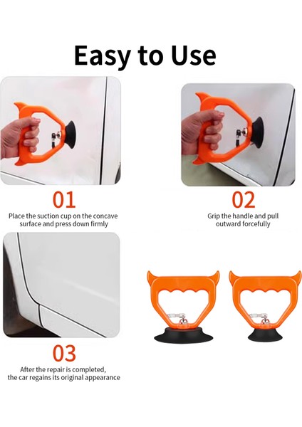 Araba Dent Çektirme, 2 Paket Güçlü Göçük Kaldırma Kiti Vantuz Dent Çektirme Paintless Dent Tamir Kiti Araba Tamir Için, Cam, Ekran, Hareketli Nesneler (Yurt Dışından) fiyatları