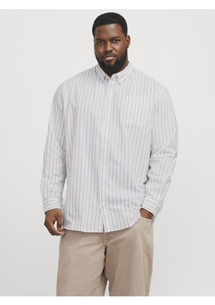 Jack Jones Oxford Plus Büyük Beden Erkek Gömlek 12286178 fiyatları