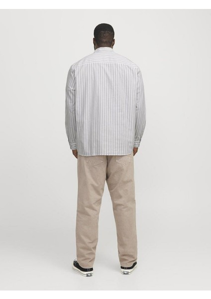 Jack Jones Oxford Plus Büyük Beden Erkek Gömlek 12286178 modelleri