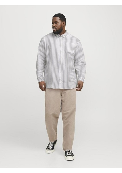 Jack Jones Oxford Plus Büyük Beden Erkek Gömlek 12286178 fırsatları