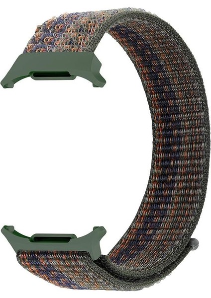 Samsung Galaxy Watch Ultra (47MM) Uyumlu Ayarlanabilir, Nefes Alan Cırtlı Kumaş Kordon
