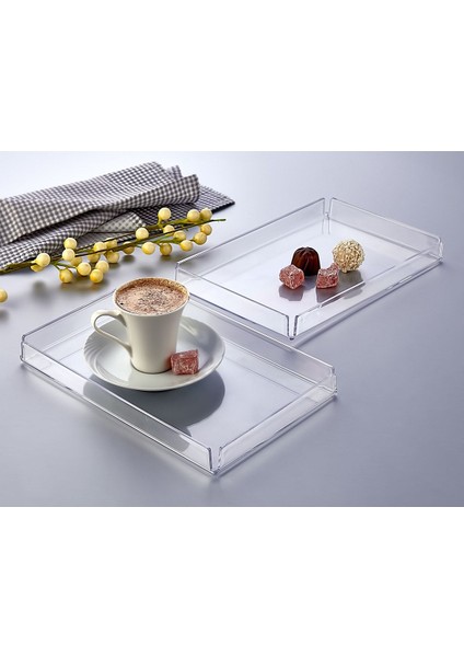 2'li Makyaj Organizer Sunum Tepsisi Şık ve Pratik Düzen Sağlayıcı fırsatları