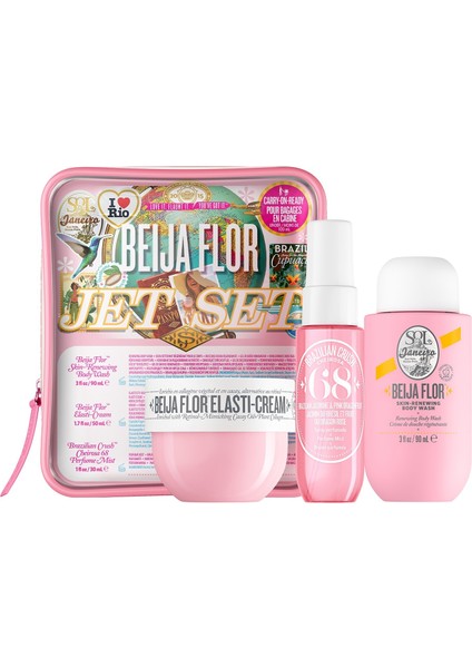Beija Flor Jet - Vücut Bakım Seti 50 ml + 90 ml + 30 ml fiyatları