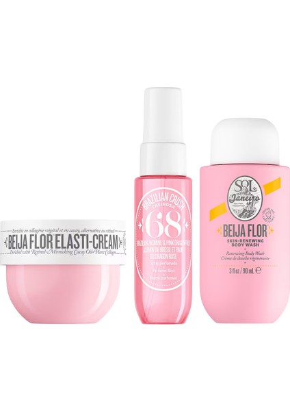 Beija Flor Jet - Vücut Bakım Seti 50 ml + 90 ml + 30 ml modelleri
