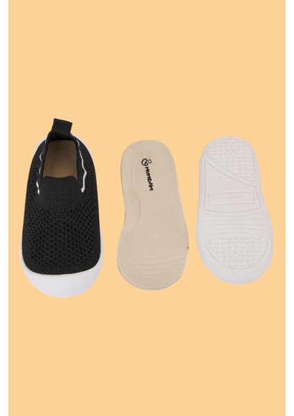 Laaleys Bebek Çocuk Bağcıksız Esnek Rahat Ortopedik Taban Ilk Adım Spor Ayakkabısı modelleri