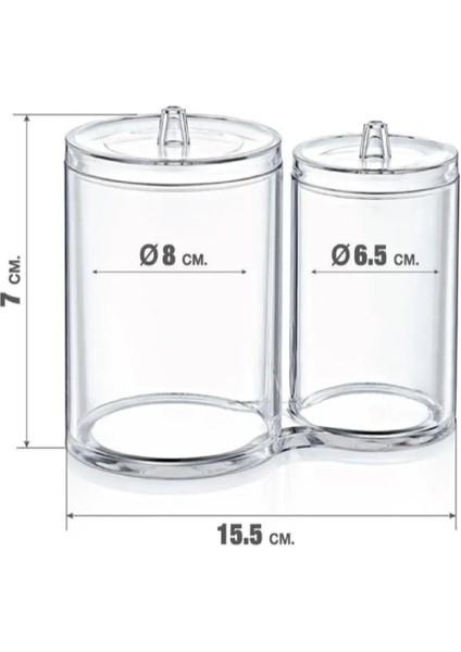Beyaz Yuvarlak İkili Düzenleyici, Makyaj ve Temizlik Malzemeleri İçin İdeal fiyatları