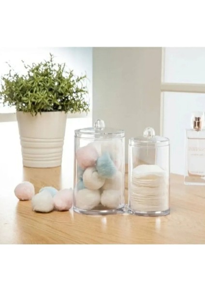 Beyaz Yuvarlak İkili Düzenleyici, Makyaj ve Temizlik Malzemeleri İçin İdeal modelleri