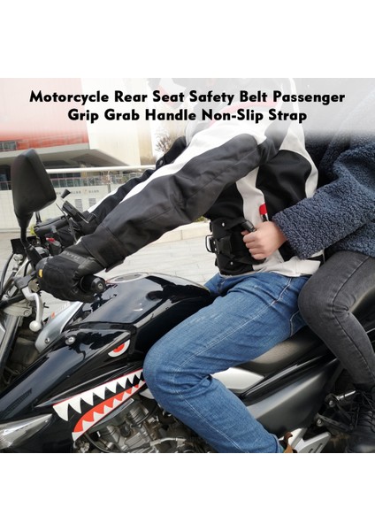 Motosiklet Arka Koltuk Emniyet Kemeri Yolcu Kavrama Kulp Kaymaz Kayış Motosiklet Arka Koltuk Emniyet Kol Dayama (Yurt Dışından) fiyatları