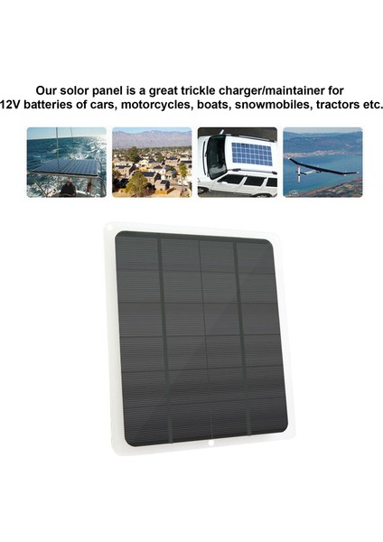 20W Mono Güneş Panelı 12V Pil Şarj Için 12V Su Geçirmez Güneş Pili Damlama Şarj Cihazı ve Bakım 20 Watt Mono Güneş Panelı (Yurt Dışından) fırsatları