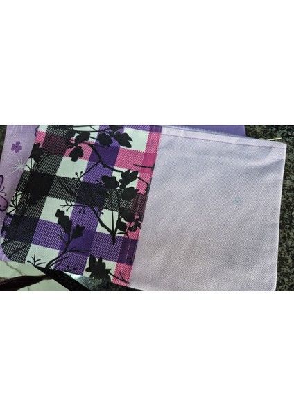 Desenli Mavi ve Lila Makyaj Çantası, Şık ve Kullanışlı Tasarım fırsatları