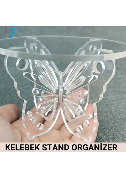 Şık Kelebek Sergi Standı, Pleksi Organizer, Takı ve Makyaj Aksesuarı fırsatları