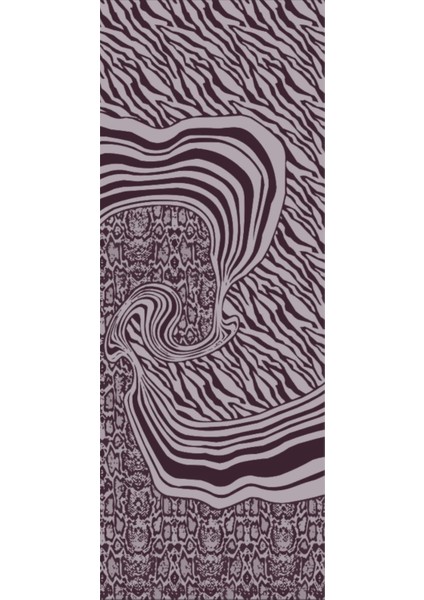 Riad Desen Çift Taraflı Şal Mor-Gri indirimleri