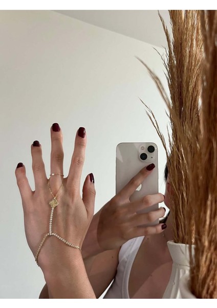 Elvimas Paslanmaz Çelik Gold Yonca Şahmeran