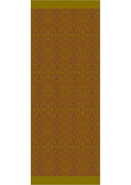 Morocco Desen Çift Taraflı Şal Yağ Yeşili-Mürdüm indirimleri