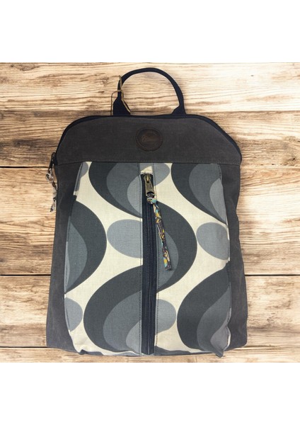 Vintage Kanvas Renkli Otantik Günlük Gezi Seyahat Sırt Çantası Lucas Bag 30 cm x 37 cm