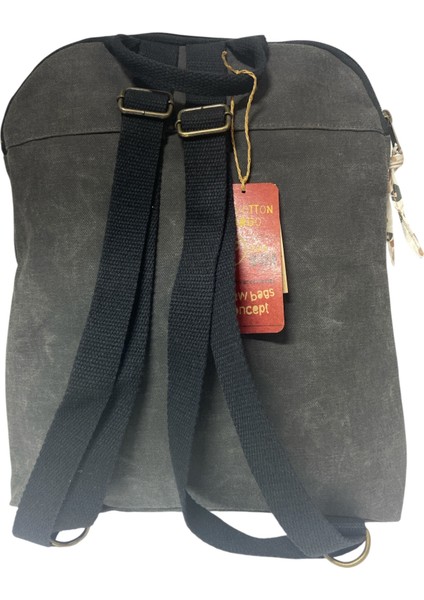 Vintage Kanvas Renkli Otantik Günlük Gezi Seyahat Sırt Çantası Lucas Bag 30 cm x 37 cm