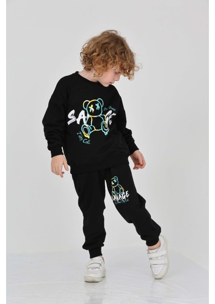 Erkek Çocuk Savage Baskılı Eşofman Takım fiyatları