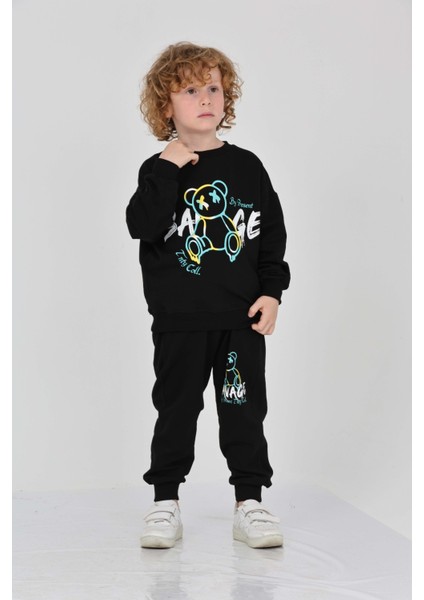 Erkek Çocuk Savage Baskılı Eşofman Takım modelleri