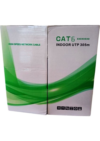 Iç Mekan Cat6 Kablo 23AWG 305 Metre