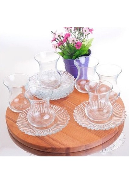 Beyaz 12 Parça Zarif Çay Seti, Şık ve Kullanışlı Tasarım