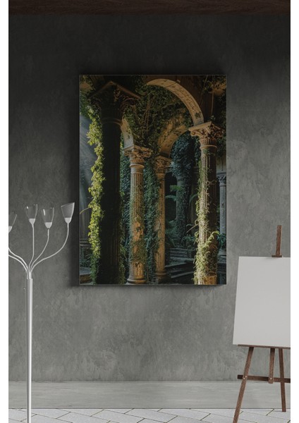 Sarmaşıklı Sarkıtlı Kanvas Tablo