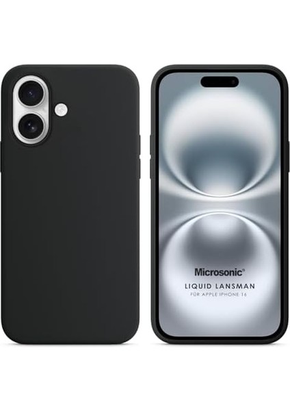iPhone 16 Kılıf Liquid Lansman Silikon Siyah [iphone 16 ile Uyumlu Kılıf - Siyah] modelleri